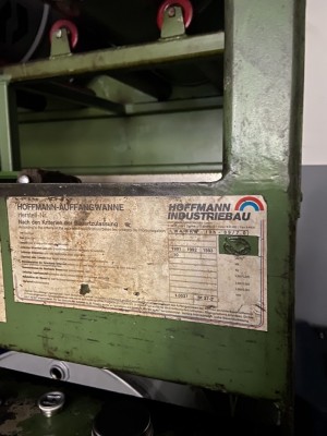 2 Ölkabinette Hoffmann, 2-fach mit Auffangwanne